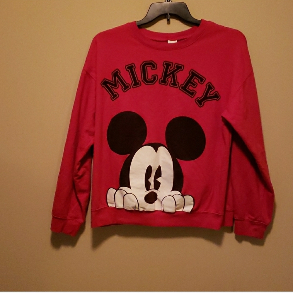 Disney Mickey Mouse Red Sweatshirt